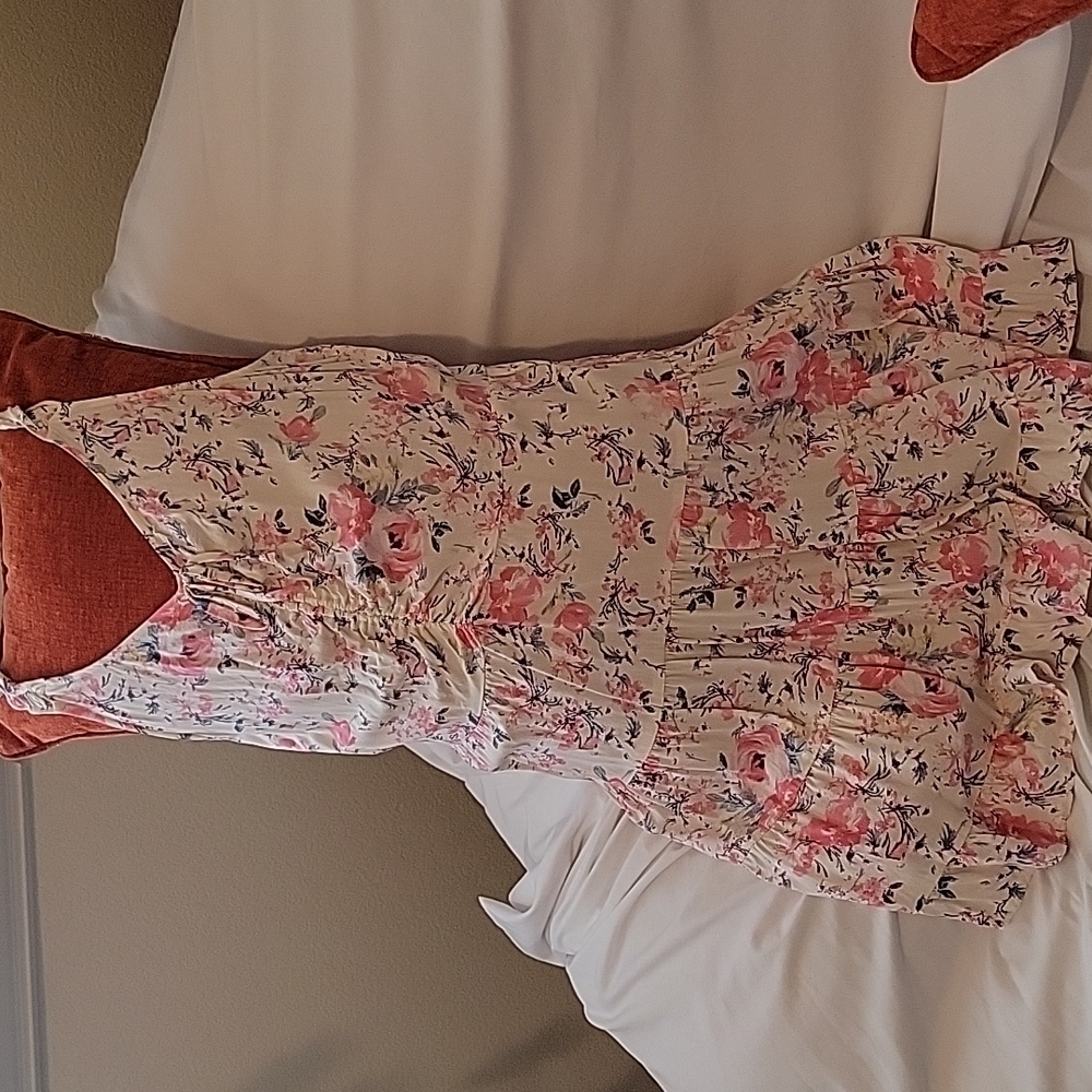 Cut floral Summer dress